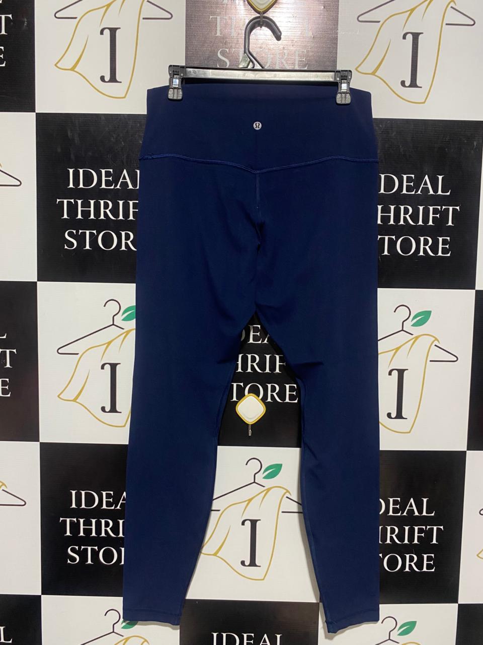 LULULEMON |L| WAIST 30| WOMEN'S ESSENTIAL HIGH-RISE LEGGINGS - NAVY BLUE
