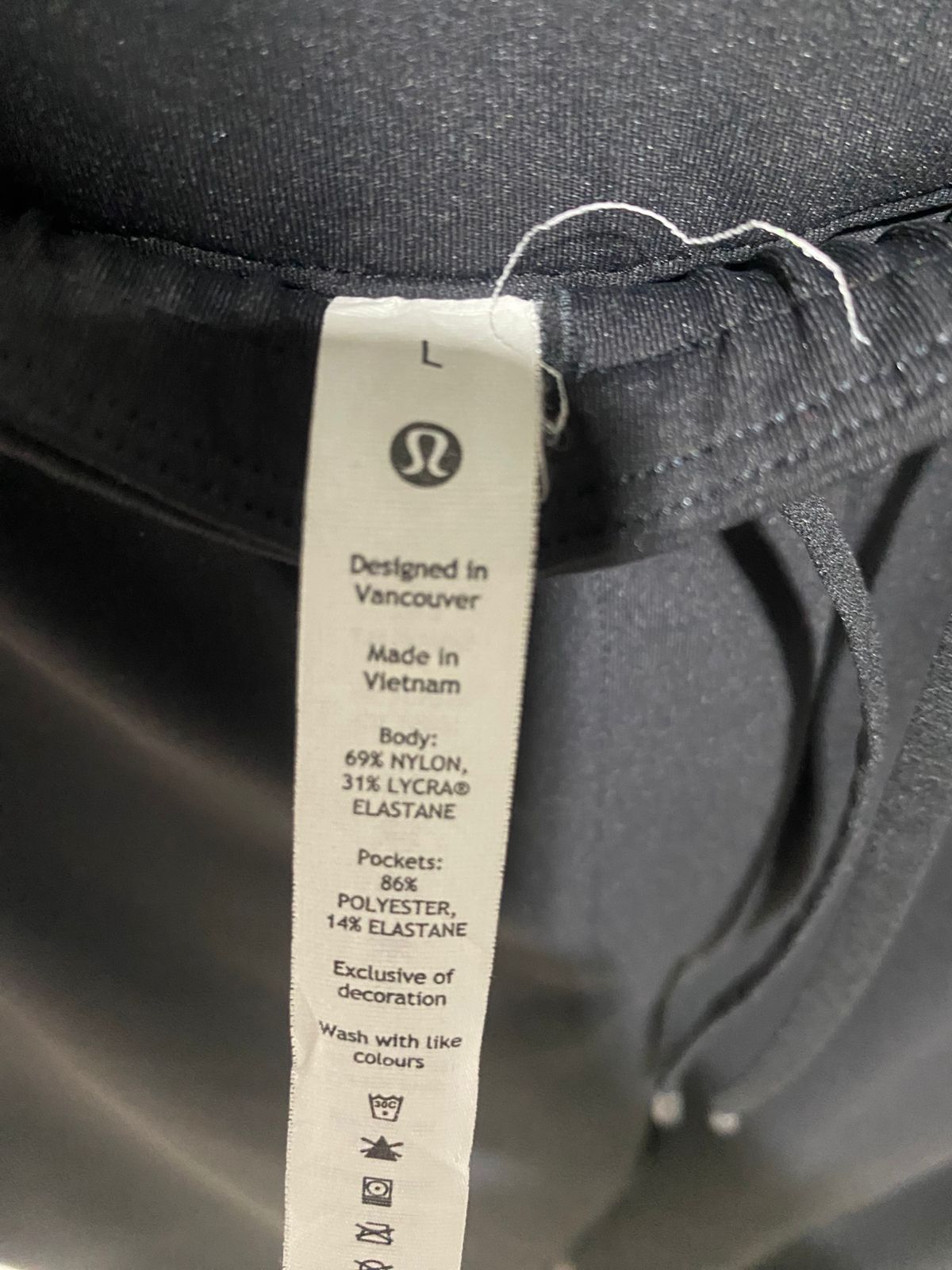 LULULEMON |XL| WAIST 34| WOMEN'S RELAXED-FIT PERFORMANCE DRAWSTRING TROUSERS  BLACK
