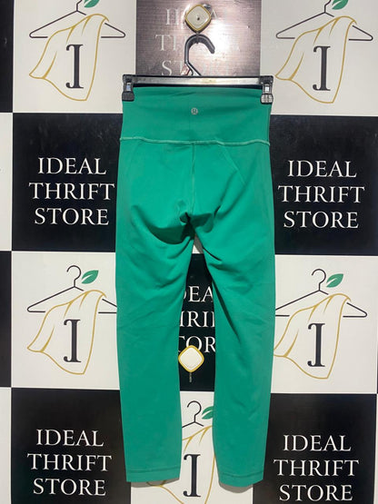 LULULEMON |XS| WAIST 24| ALIGN HIGH-RISE PANT KELLY GREEN YOGA LEGGINGS