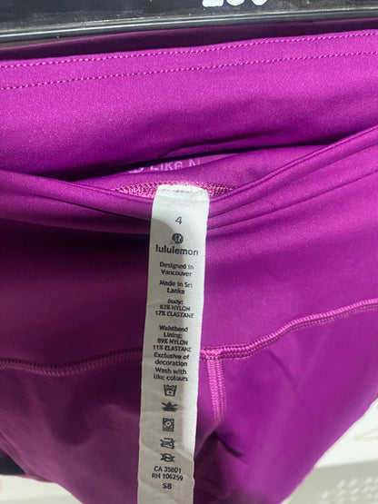 LULULEMON |XS| WAIST 24| SWIFT SPEED HIGH-RISE TIGHTS – BERRY/PLUM RUNNING LEGGINGS