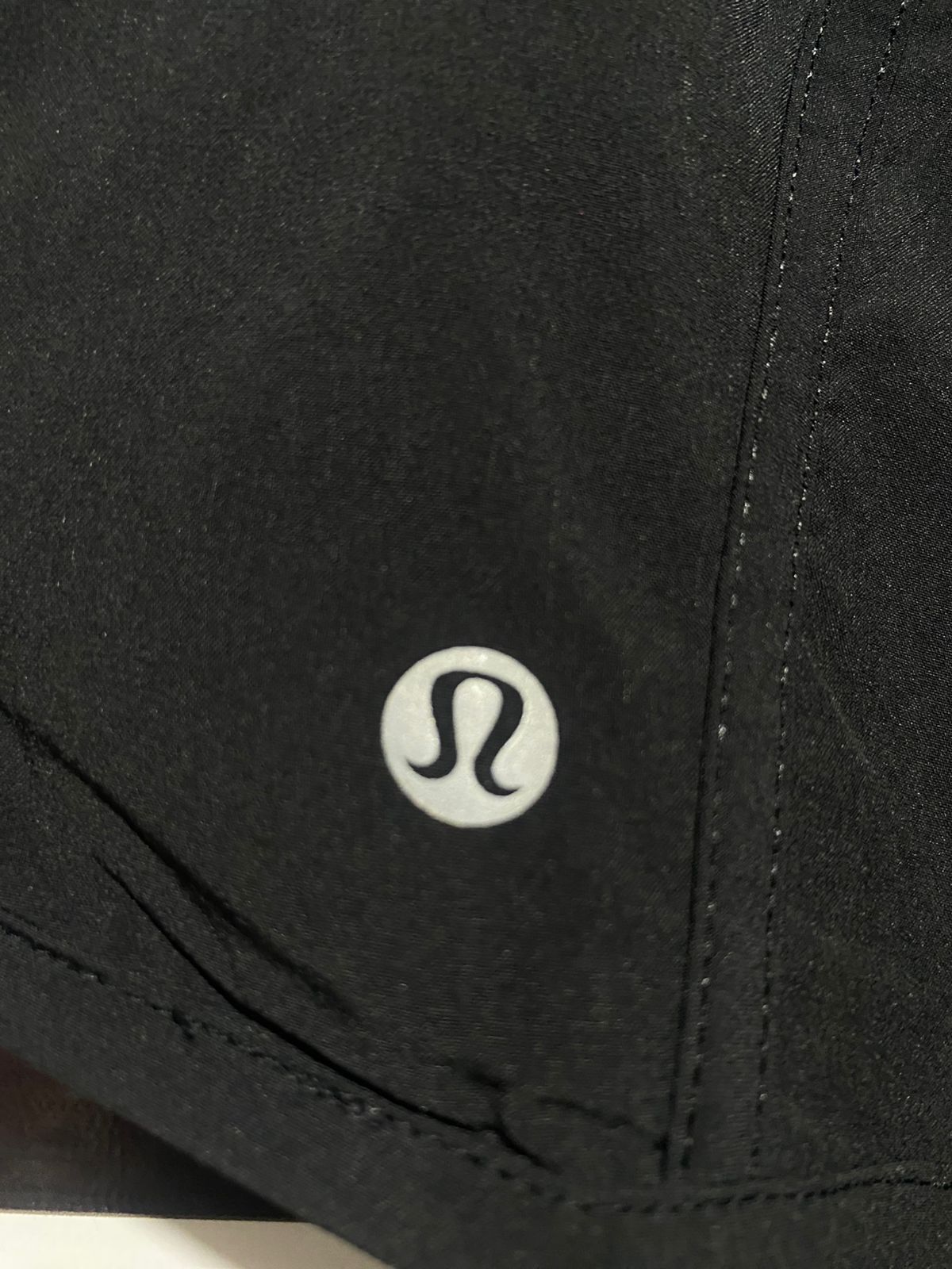 LULULEMON |L| WAIST 30| TRACKER OR SPEED UP MID-RISE SHORTS BLACK RUNNING SHORTS