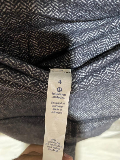 LULULEMON |XS| WAIST 24| High-Waisted Charcoal Grey Heathered Leggings - Versatile Athleisure