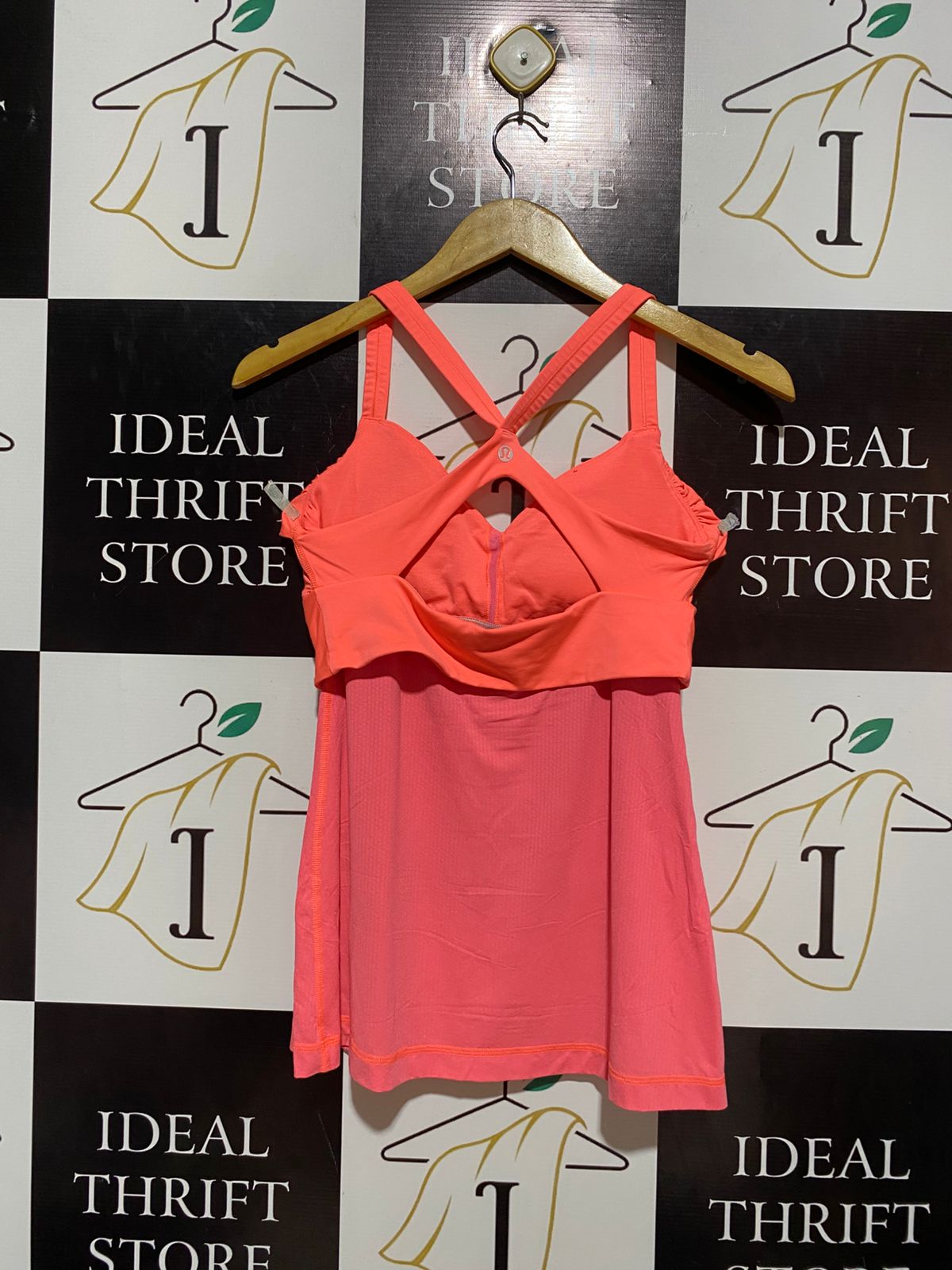 LULULEMON |S| BUST 15| VIBRANT CROSS-FRONT TANK TOP