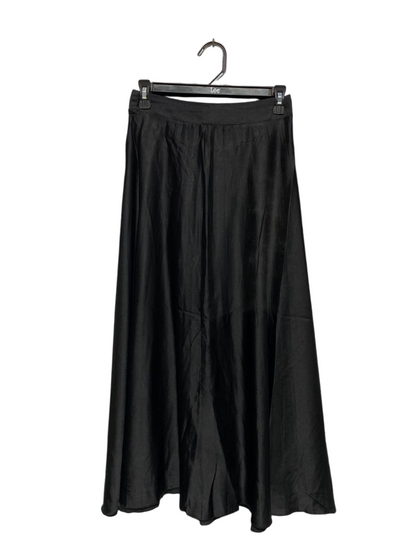 NEW LOOK |S| WAIST 26| B3| WOMEN'S ELEGANT BLACK SATIN MAXI SKIRT