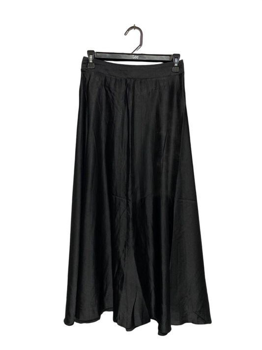 NEW LOOK |S| WAIST 26| B3| WOMEN'S ELEGANT BLACK SATIN MAXI SKIRT