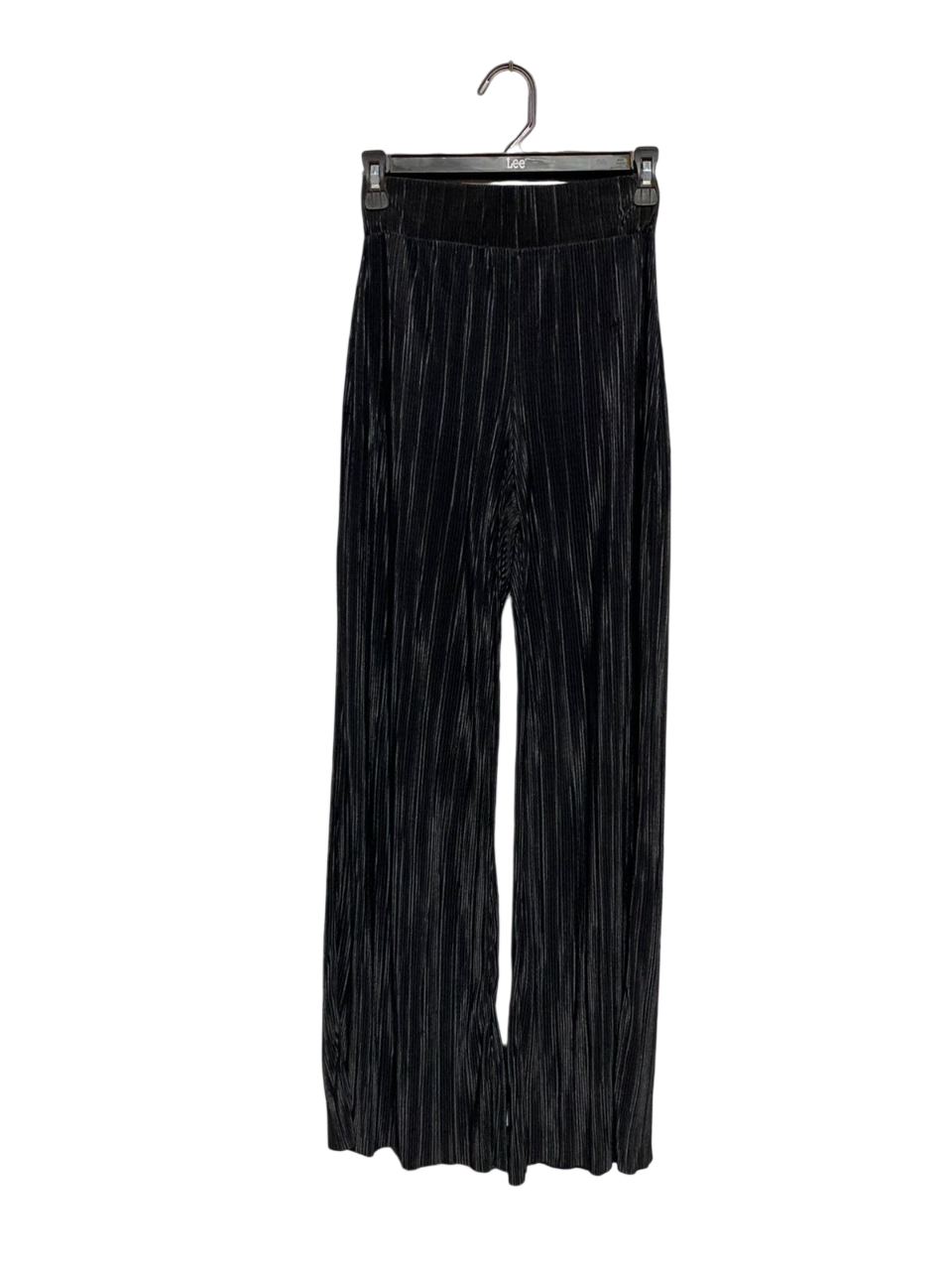 RIVER ISLAND |XS| WAIST 24| B3| WOMEN’S BLACK PLEATED WIDE-LEG TROUSERS