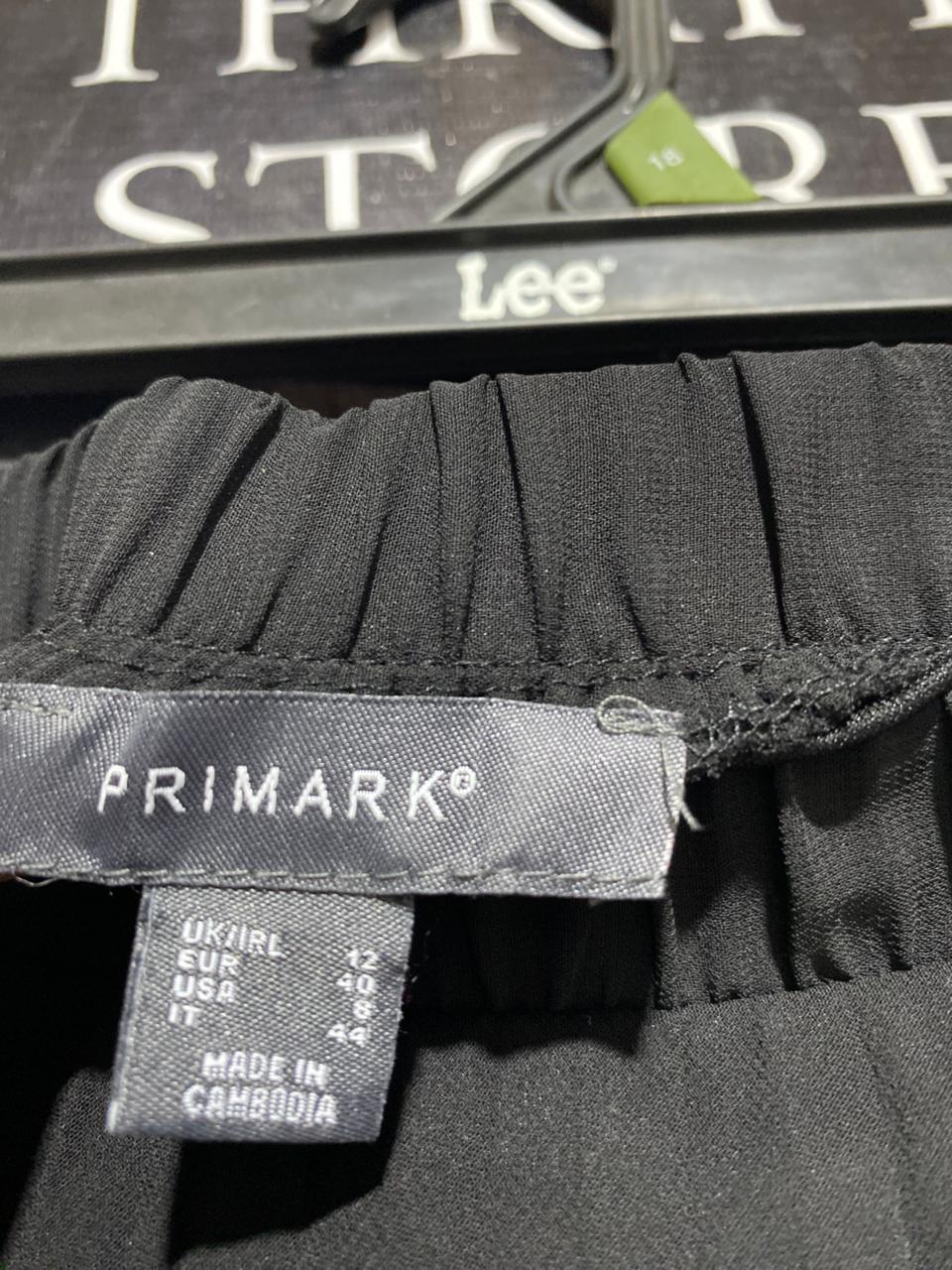 PRIMARK |M| WAIST 27| B3| ELEGANT BLACK PLEATED MAXI SKIRT
