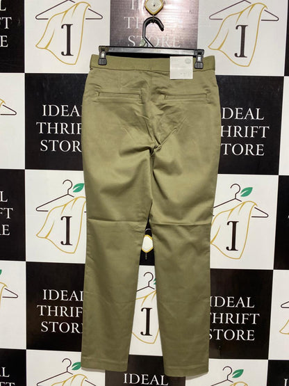 H&M |M| WAIST 28| B3| PREMIUM OLIVE GREEN SLIM-FIT CHINO TROUSERS