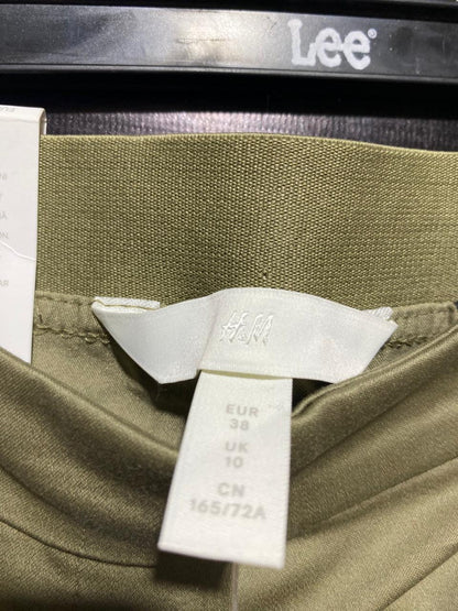 H&M |M| WAIST 28| B3| PREMIUM OLIVE GREEN SLIM-FIT CHINO TROUSERS