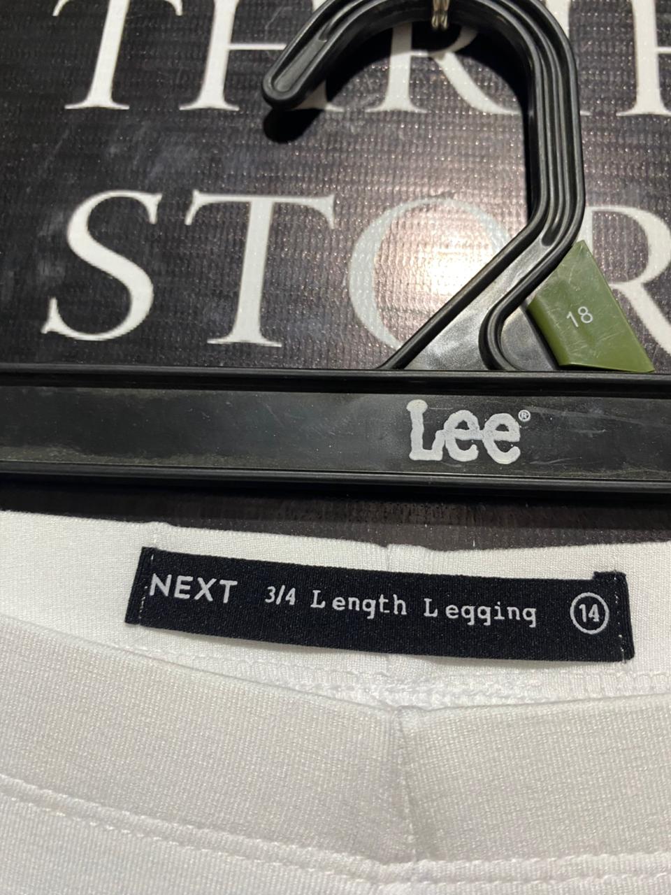 NEXT |L| WAIST 30| B3| GENERATION LENDING™ ECOVERO™ VISCOSE LEGGINGS WHITE