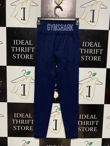 GYMSHARK |XS| WAIST 24| B3| WOMEN'S HIGH-WAISTED SEAMLESS PERFORMANCE LEGGINGS - NAVY BLUE