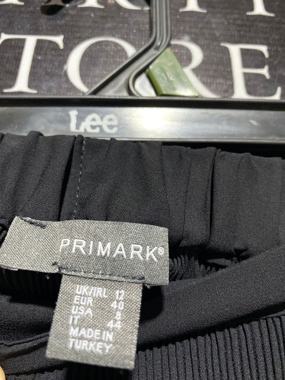 PRIMARK |M| WAIST 28| B3| WOMEN'S CLASSIC BLACK PLEATED MIDI SKIRT