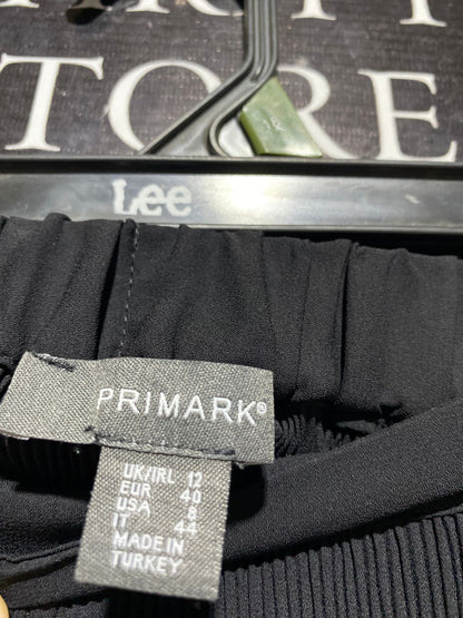 PRIMARK |M| WAIST 28| B3| WOMEN'S CLASSIC BLACK PLEATED MIDI SKIRT