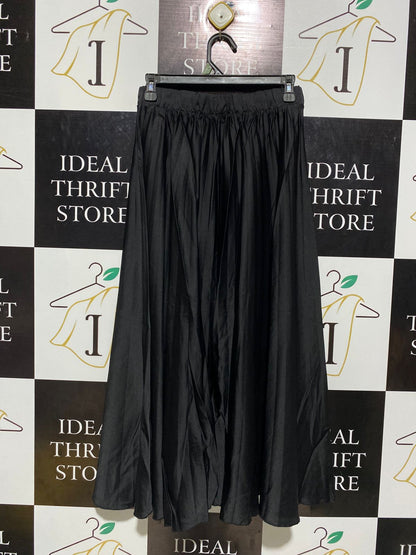 NEW LOOK |S| WAIST 26| B3| WOMEN'S ELEGANT BLACK SATIN MAXI SKIRT