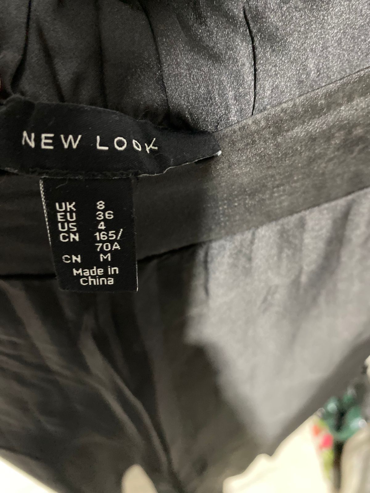 NEW LOOK |S| WAIST 26| B3| WOMEN'S ELEGANT BLACK SATIN MAXI SKIRT
