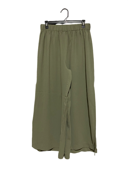 SHEIN |L| WAIST 29| B5| CHIC OLIVE GREEN WIDE LEG PALAZZO PANTS