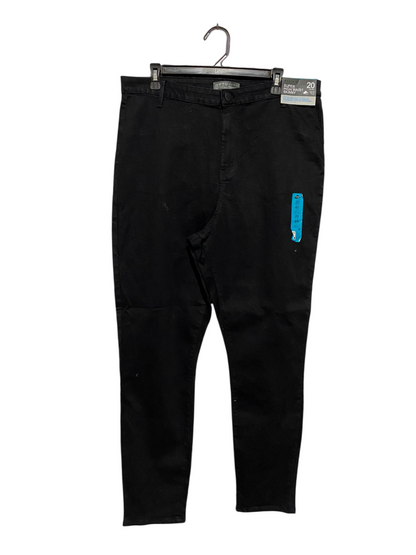 PRIMARK |XL| WAIST 36| B5| SUPER HIGH WAIST SKINNY JEANS BLACK PLUS