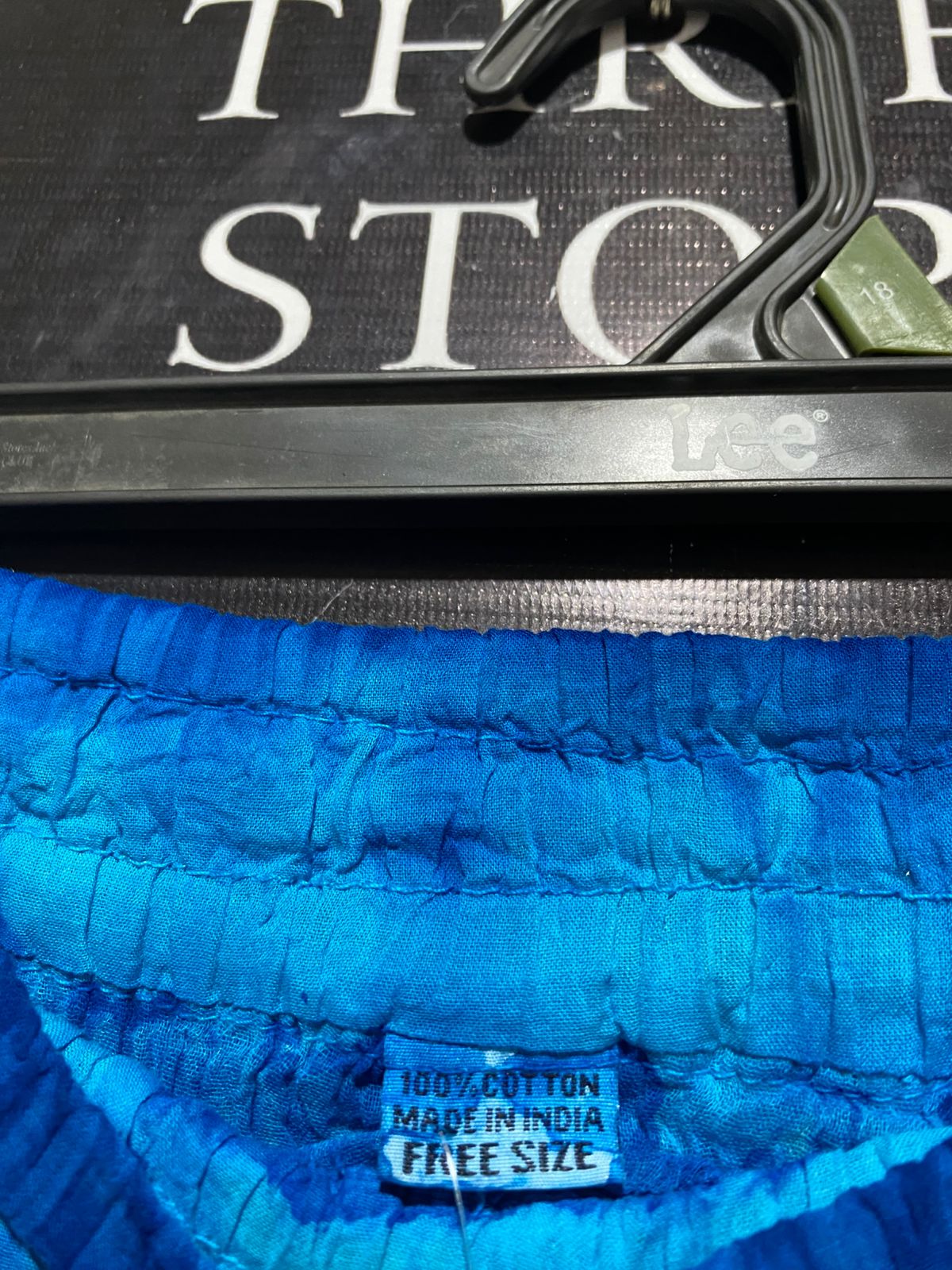 |XXL| WAIST 44| B5| VIBRANT BLUE TIE-DYE BOHO MAXI SKIRT WITH EMBROIDERED