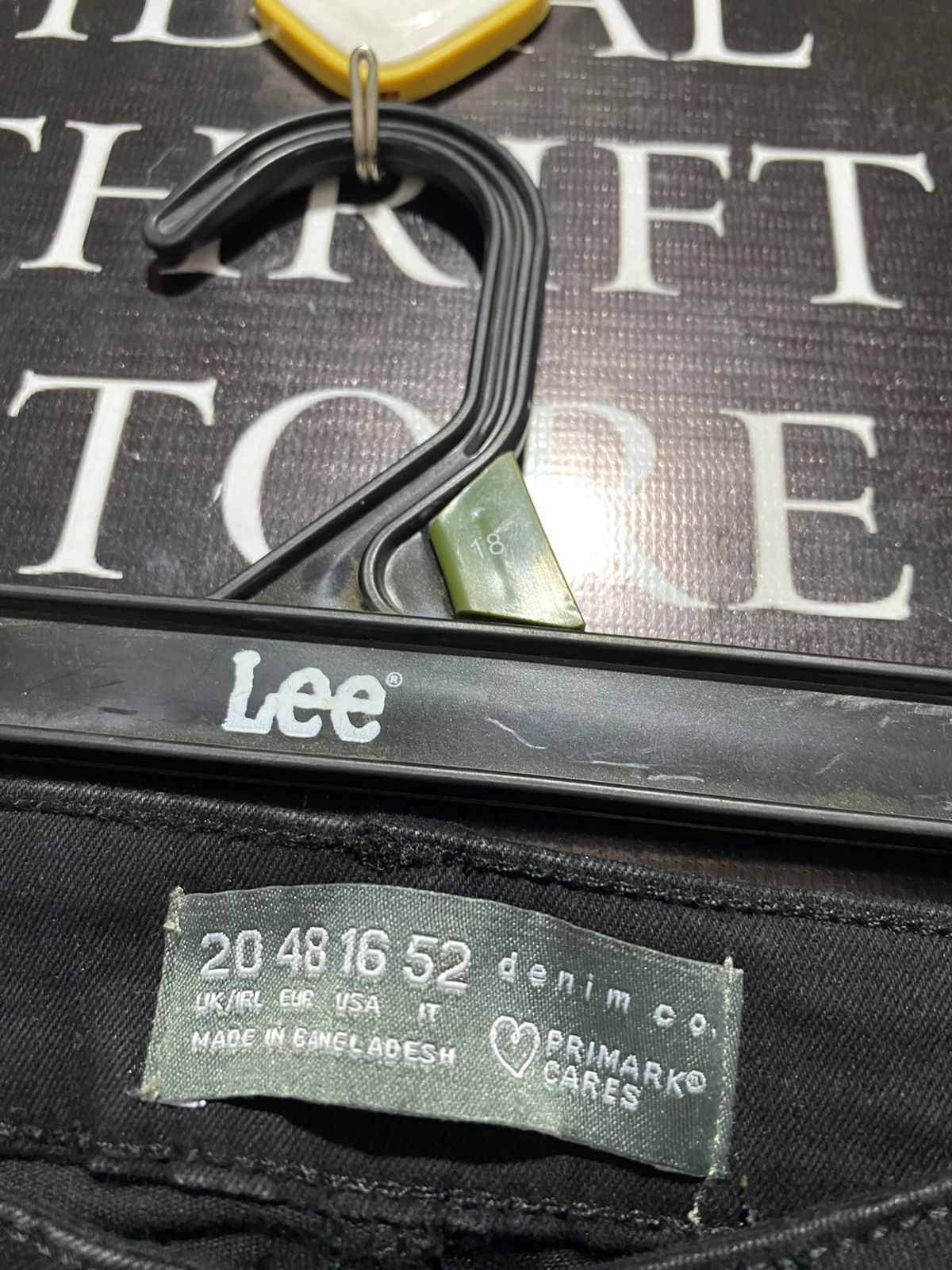 PRIMARK |XL| WAIST 36| B5| SUPER HIGH WAIST SKINNY JEANS BLACK PLUS