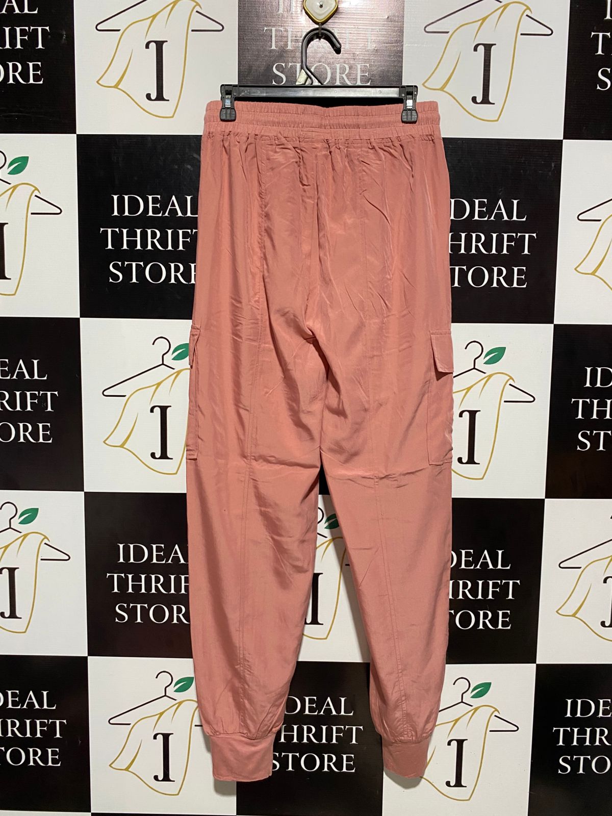 NEXT |M| WAIST 28| B4| LADIES DUSTY ROSE PINK CARGO JOGGERS NEW WITH TAGS