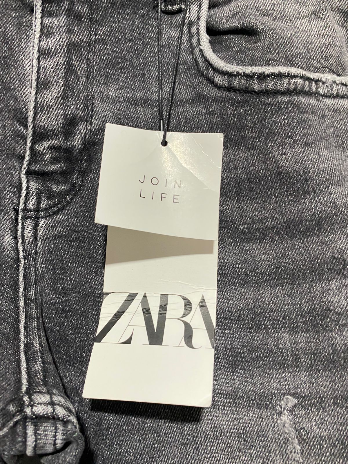 ZARA |M| WAIST 28| B4| JOIN LIFE DARK GREY SKINNY JEANS NEW WITH TAGS