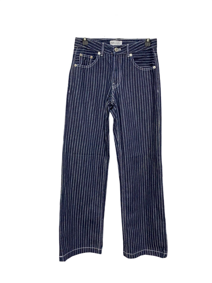 ZARA |M| WAIST 28| B5| STRIPED TWO-PIECE CROP TOP AND SHORTS SET