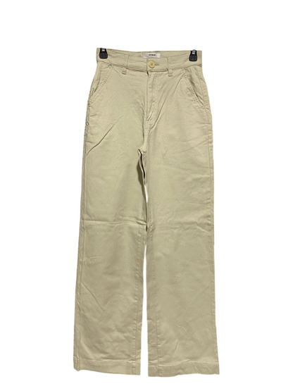 COTTON ON |S| WAIST 26| B5| KHAKI HIGH-WAIST STRAIGHT LEG CHINOS