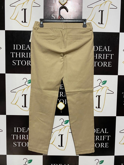 OLD NAVY |M| WAIST 28| B5| PIXIE CHINO ANKLE PANTS IN CLASSIC KHAKI