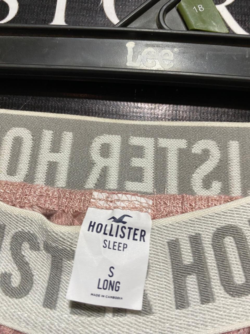HOLLISTER |S| WAIST 27| B5| COZY PINK PLAID WIDE-LEG LOUNGE PANTS