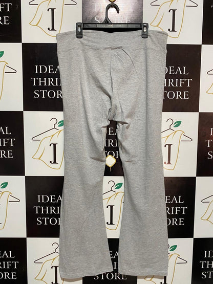 PRIMARK |XL| WAIST 38| B5| ESSENTIALS HIGH-WAISTED GREY FLARED YOGA PANTS