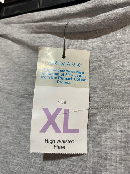 PRIMARK |XL| WAIST 38| B5| ESSENTIALS HIGH-WAISTED GREY FLARED YOGA PANTS