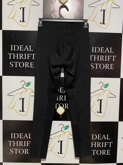 RIDING TIGHTS |XS| WAIST 24| B5| LEGACY BLACK HIGH-PERFORMANCE EQUESTRIAN RIDING TIGHTS