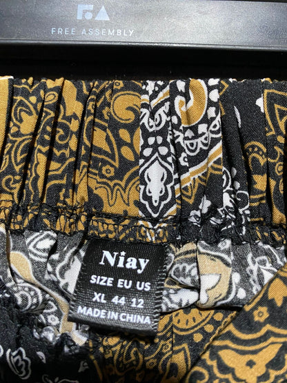 NAIY |XL| WAIST 32| B5| BOHEMIAN MANDALA PRINT MAXI SKIRT