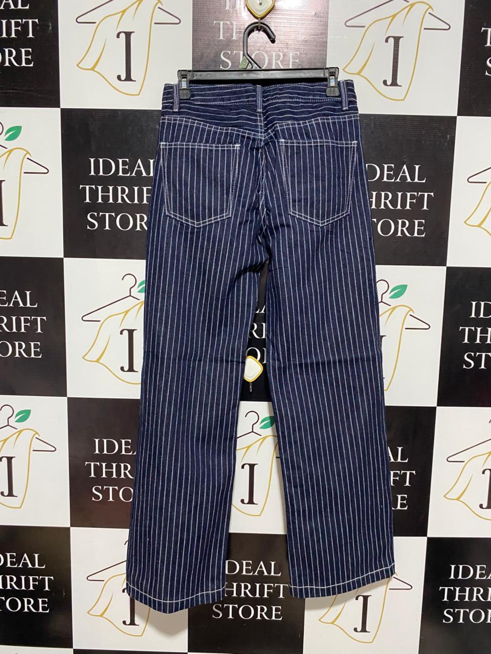 ZARA |M| WAIST 28| B5| STRIPED TWO-PIECE CROP TOP AND SHORTS SET
