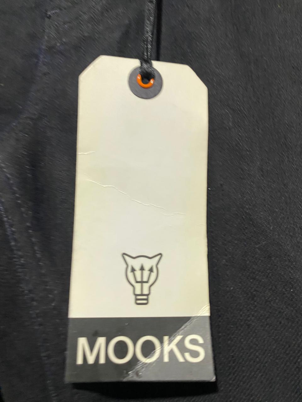 MOOKS |L| WAIST 31| B5| PREMIUM BLACK FLARE JEANS
