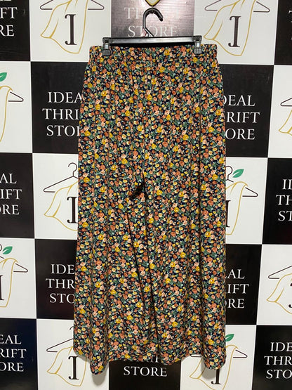 SHEIN |L| WAIST 30| B5| VINTAGE-STYLE FLORAL MAXI SKIRT WITH ELASTICATED WAISTBAND