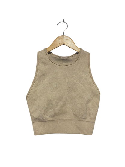 BO TEE |XS| BUST 12| B5| PREMIUM SEAMLESS HIGH-NECK CROP TANK