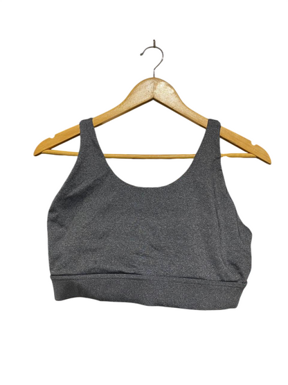 AB |M| BUST 16| B5| WOMEN'S CHARCOAL GREY HEATHERED PERFORMANCE SPORTS BRA