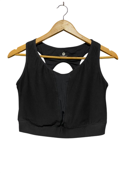 OLD NAVY |M| BUST 16| B5| XAVIVA PLUS SIZE BLACK KEYHOLE BACK PERFORMANCE SPORTS BRA