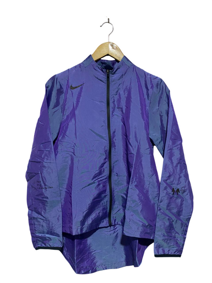 NIKE |XS| BUST 17| B6| IRIDESCENT PURPLE ZIP-UP PERFORMANCE WINDBREAKER