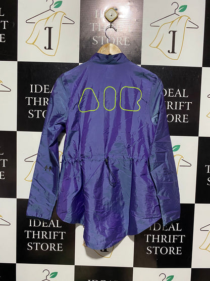 NIKE |XS| BUST 17| B6| IRIDESCENT PURPLE ZIP-UP PERFORMANCE WINDBREAKER