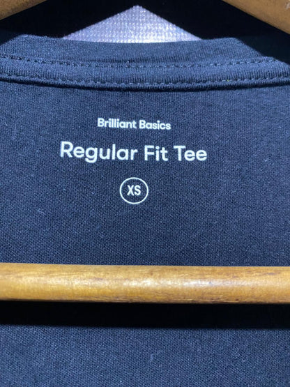 BRILLIANT BASICS |M| BUST 17| B6| WOMEN'S REGULAR FIT COTTON TEE - NAVY BLUE