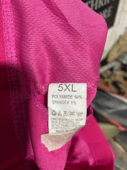 |XL| BUST 20| B5| WOMEN’S HIGH-IMPACT ZIP-FRONT SPORTS BRA – HOT PINK