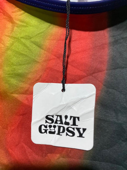 SALT GUPSY |L| B5| VIBRANT MULTICOLOR TIE-DYE TWO-PIECE SURF AND SWIM SET