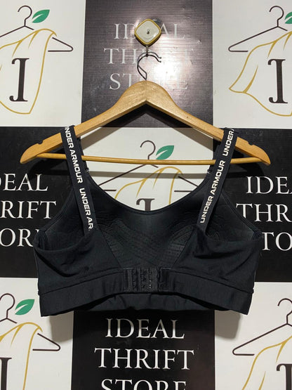 UNDER ARMOUR |L| BUST 16| B5| WOMEN'S HIGH-IMPACT MOLDED SPORTS BRA - BLACK