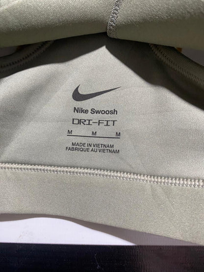 NIKE |M| BUST 14| B5| LADIES DRI-FIT RACERBACK SPORTS BRA IN OLIVE GREEN