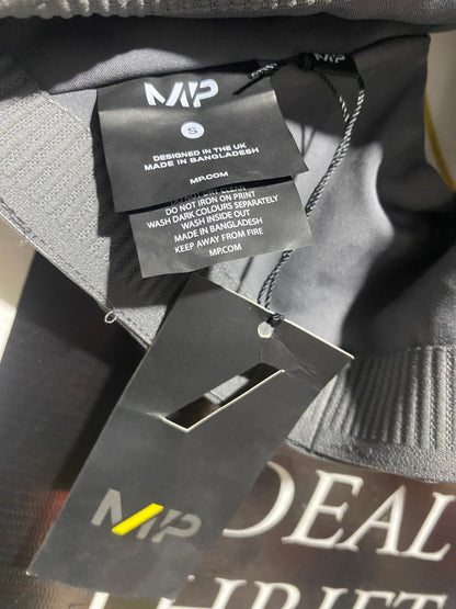 MP |S| BUST 13| B5| LADIES CROSS-BACK PERFORMANCE SPORTS BRA IN CHARCOAL GREY