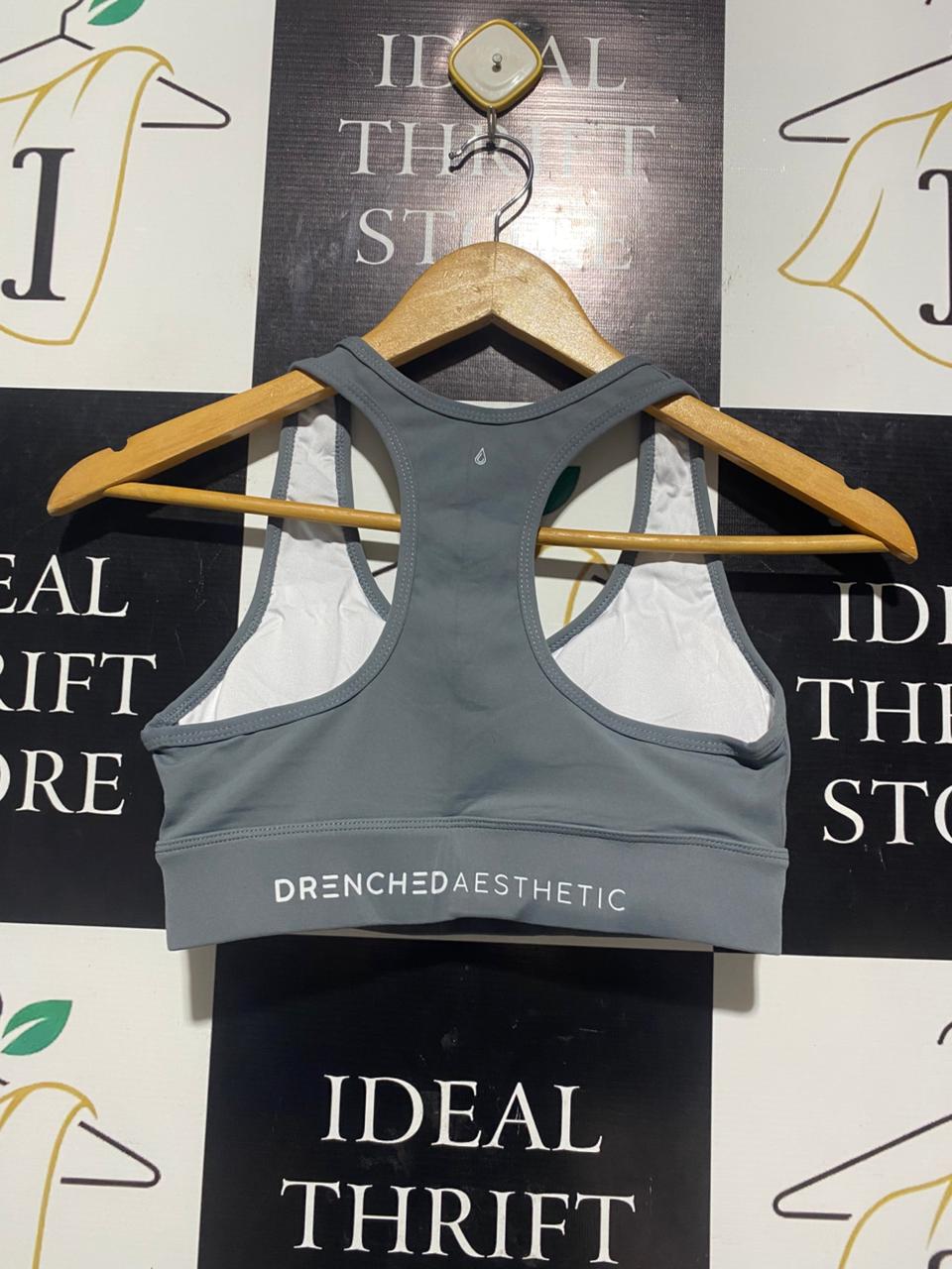 LADIES DRI-FIT RACERBACK SPORTS BRA IN SAGE GREEN |S| BUST 13| B5|
