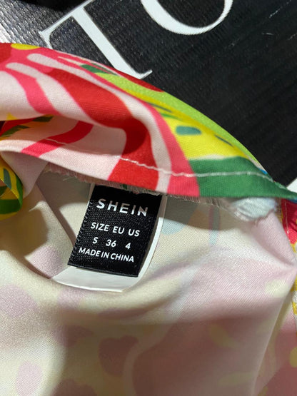 SHEIN |S| B5| VIBRANT TROPICAL FLORAL TWO-PIECE SET