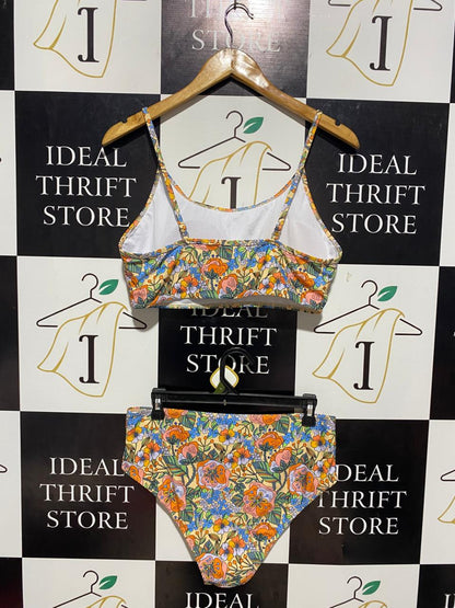 VIBRANT RETRO FLORAL BIKINI SET |XL| B5|